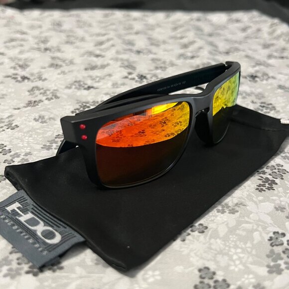 Oakley Sunglasses Holbrook Ruby Iridium Prizm Polarized 9102 ✨️ NEW✨️ - Picture 3 of 12